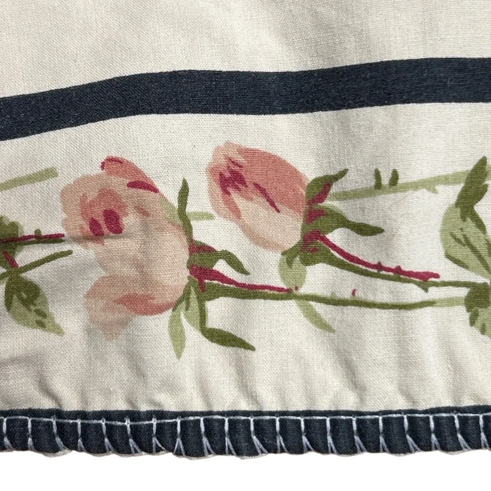 Ralph Lauren King Sheet Set (1 Flat 1 Fitted) Katia Rose 100% Cotton Made in USA